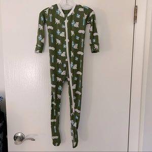 KicKee Pants Footless PJ with zipper 18-24 months